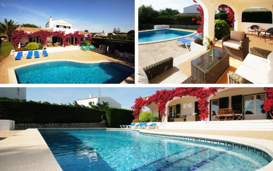 VN36 villa to rent in Trebaluger Menorca